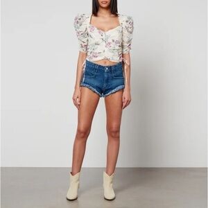 MARANT ÉTOILE Galaor floral printed top